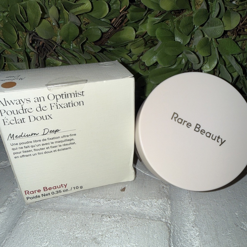 Rare Beauty Always an Optimist Soft Radiance Setting Powder Medium Deep NIB‎